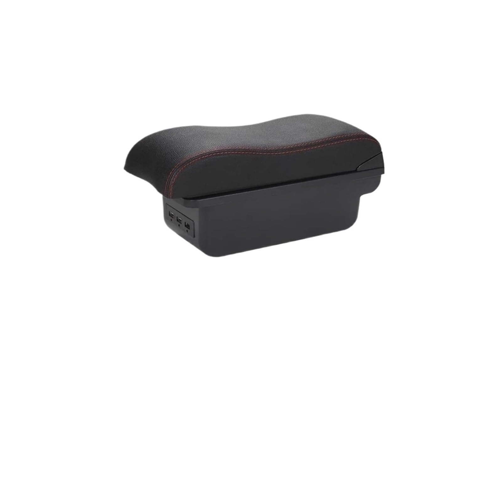 HCKCLMBMZW For Nissan For Note For EPower 2016-2022 Armrest Box Central Storage Dedicated Interior Retrofit Car Car Armrest Center Console(B1 Black Red 3usb)
