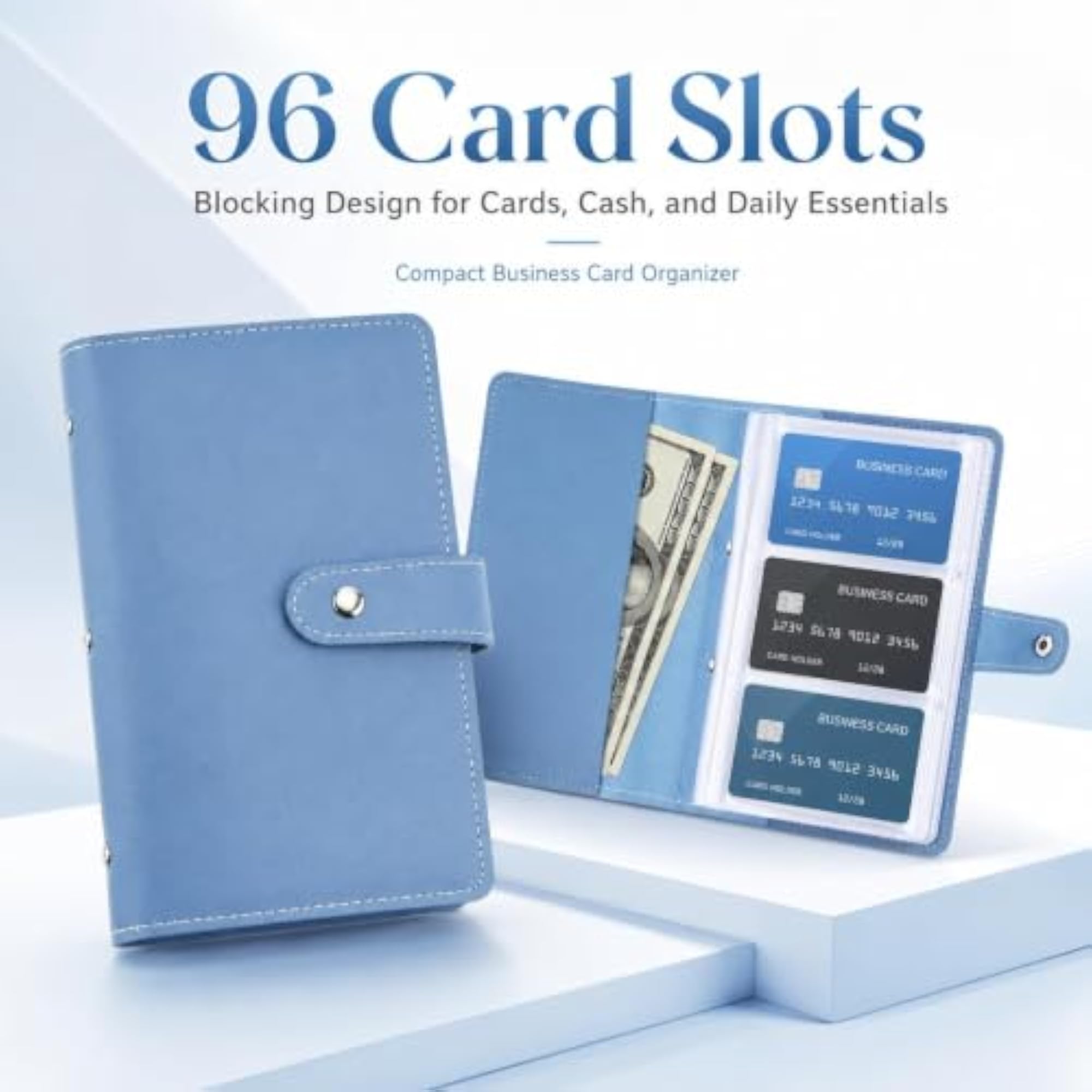 Visiting Card Holder Book, 96 Slots Blocking