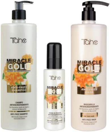 ma ゴールドウェル シャントリ3本セット Amazon.com : Tahe Miracle Gold Kit - Shampoo 1000 ML, Mask