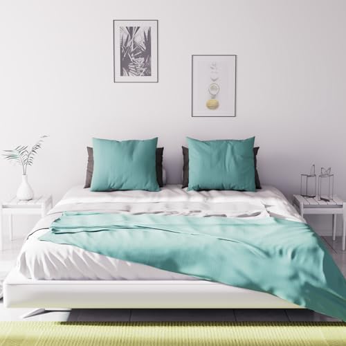 Couvre-lit bleu lagon Adele, une invitation au voyage