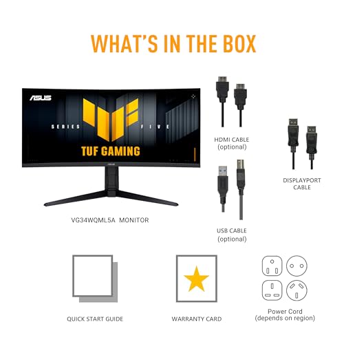 ASUS 34 LED TUF Gaming VG34WQML5A - vue 10