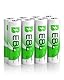 EBL AA Akku 2800mAh 8 Stück - Mignon AA wiederaufladbare Batterien, Typ NI-MH, geringe Selbstentladung mit Staubkasten, 1.2v AA Akkubatterien