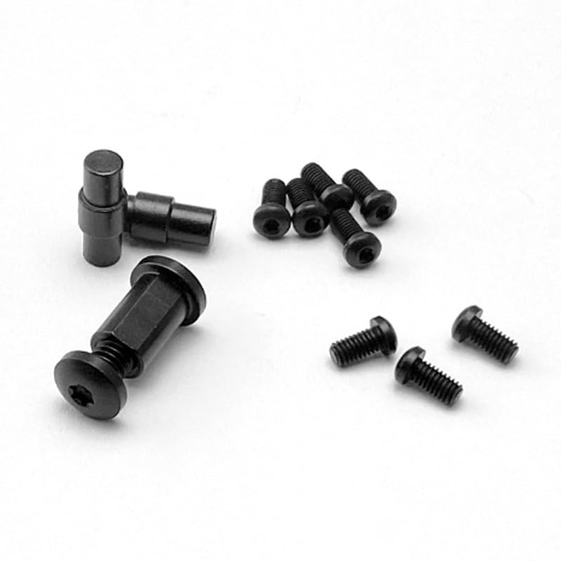 1/2set Handle/Spindle/Back Clip Screws Kit for Cold Steel 4" 26SP Ti-Lite Folding Pocket DIY Accessories Metal Parts (Color : Black, Size : 1 Set)