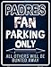 Padres Novelty Mini Metal Parking Sign PM-227