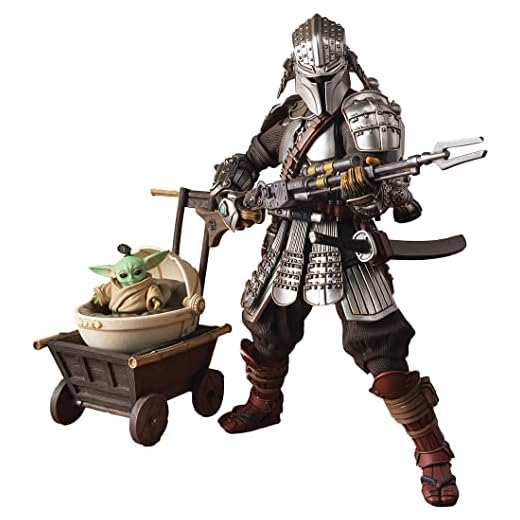 Tamashi Nations - Star Wars: The Mandalorian - Ronin Mandalorian & Grougu (Beskar Armor), Bandai Spirits MEISHO Movie Realization