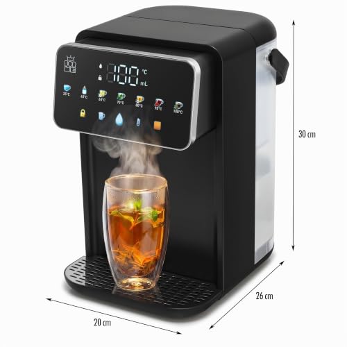 Foto von Forme Heißwasserspender 3,2 L Wassertank 2000W, Wasserspender Temperaturauswahl 25-40-50-60-80-90-100 °C, Filter Optional Verwenden, Reduziert Chlor und Kalk
