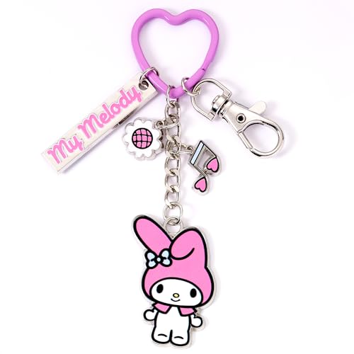 The Carat Shop Hello Kitty My Melody Porte-clés avec breloques