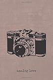  Analog love: Notizbuch, Tagebuch oder Erfolgsjournal für Fotografen oder Filmemacher