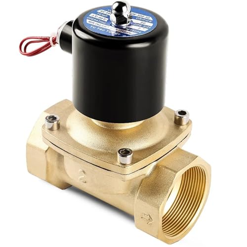 Électrovanne laiton normalement fermée 24VAC 1-1/4 pouce - 2