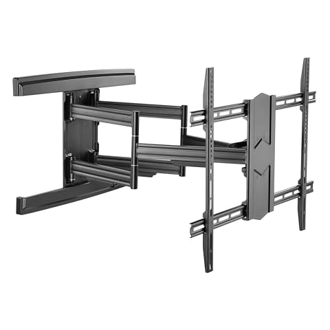 ynVISION.DESIGN Heavy Duty TV Wall Mount for 65–100” TVs, XXL Full Motion Bracket Extends 31.5”, Tilt Swivel Leveling, 154 lbs Capacity, Max VESA 800x600, Fits Flat, LED, LCD, OLED, 4K, Smart TVs Cover
