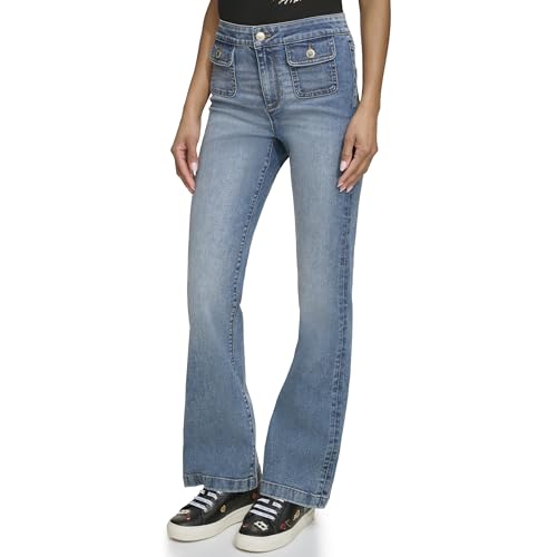 KARL LAGERFELD Women's Front Pocket Fashion Denim3