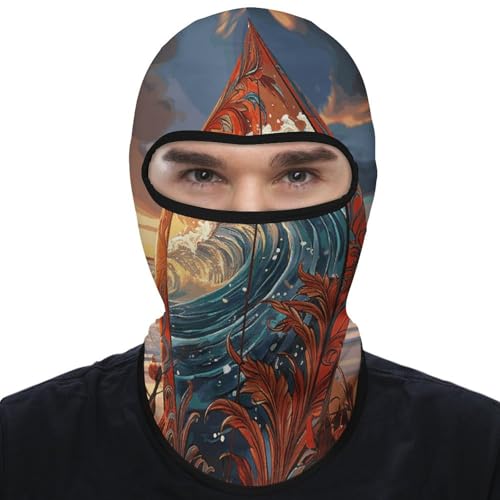 Balaclava para surf colorido para hombre y mujer, máscara facial con protección solar, transpirable, cubre toda la cabeza para senderismo, ciclismo, correr y conducir