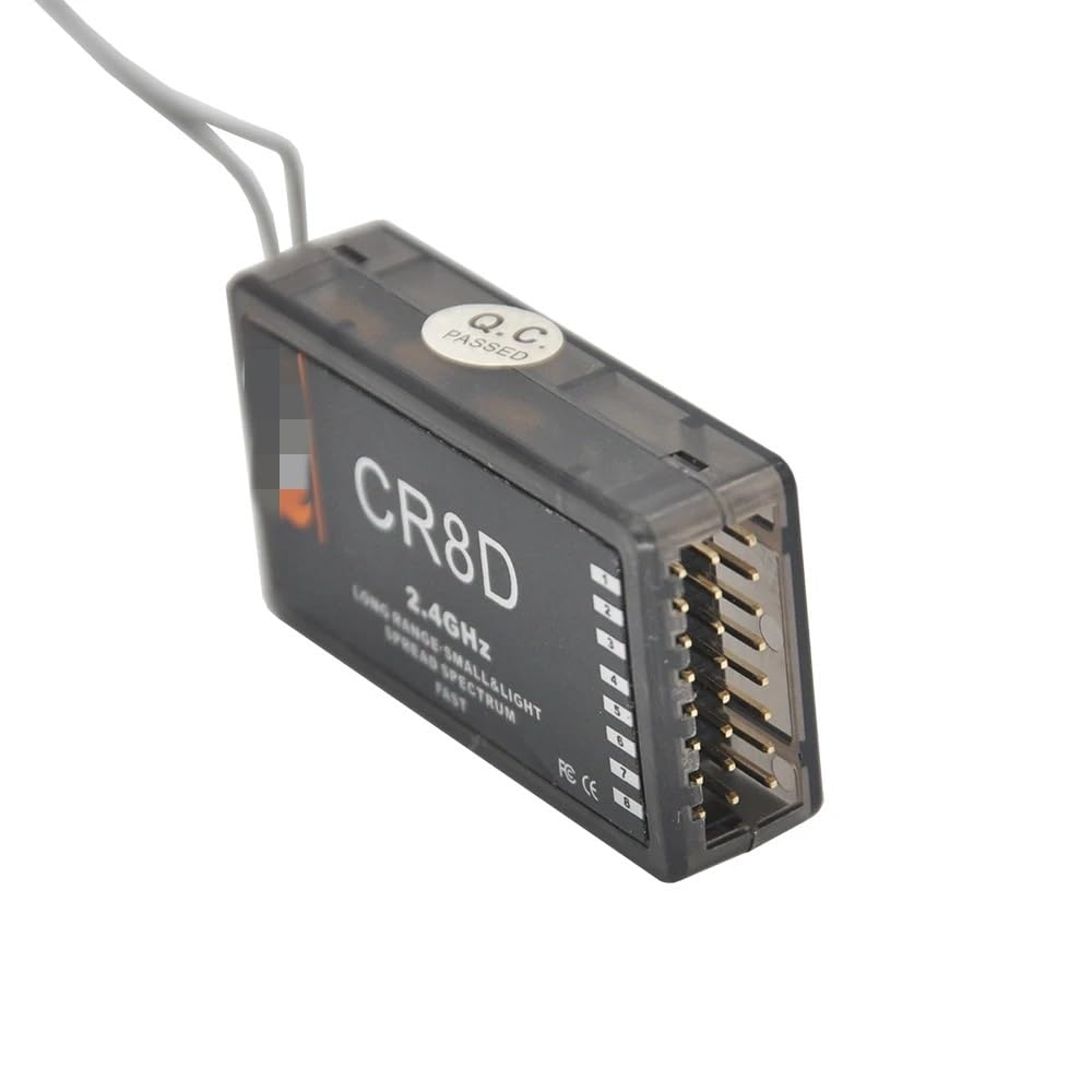 Receptor CR8D 2,4 GHz 8 Canales Compatible con módulo DSSS CT8F/CT8J /CT8Z/CT3F/ V2