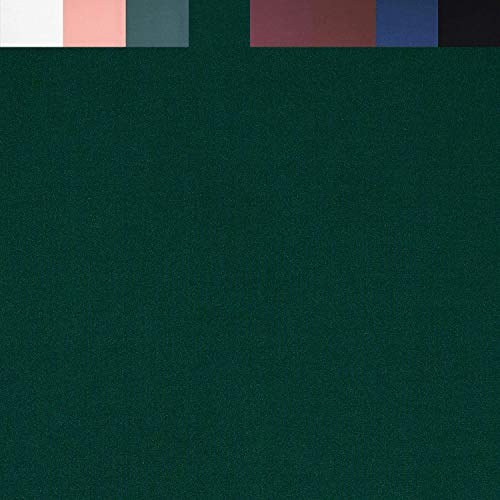 FabricLA DTY Double Brushed Knit Jersey 190 GSM - 58/60" Inches (150 CM) Wide - Soft Polyester Spandex Fabric - 2 Way Stretch Knit Fabric - Hunter Green, 1 Continuous Yard