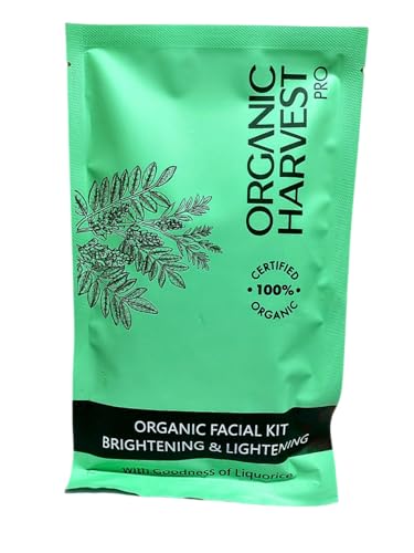 Organic Harvest Brightening and Lightening Face kit | 6 Steps| Fa...