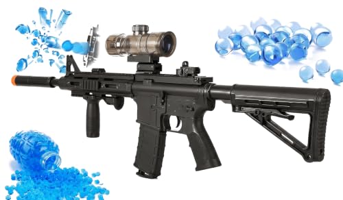 Image of Automatic Gel Blaster Toy Gun for Kids with Gel Blaster Balls Rechargeable Battery Operated Outdoor Electric Target Game Toys for Best Birthday Gift (BG 01)