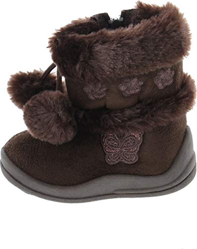 Kali Footwear Girls Zello Butterfly Glitter Pom Pom2