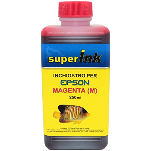 250ml-Magenta-Tinta-superInk-especifica-para-la-Recarga-de-Las-impresoras-de-Epson-jeringa-10ml-con-Aguja-y-Tapa