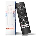 Replacement Remote for Philips TV, Compatible with Philips Google & Android 4K UHD HDR Smart TVs, No Setup Needed