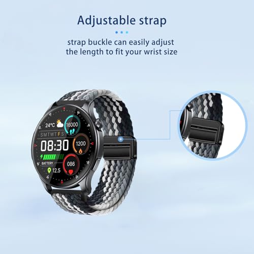 Correa Nylon Trenzado para Oiviato S67 Smartwatch miniatura 6