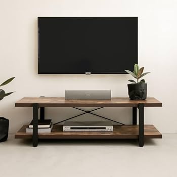 テレビボード　ヴィンテージ 北欧ヴィンテージ調デザイン 天然木 テレビボード/独特な木目の