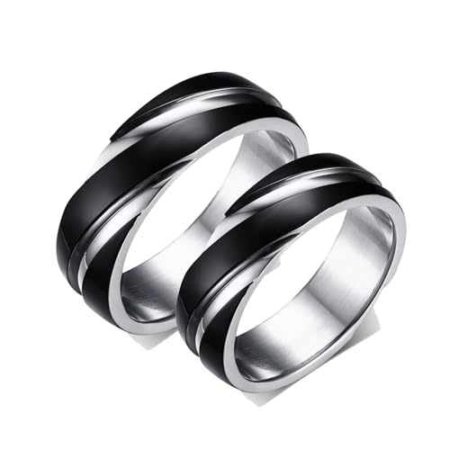 [JUNENTER] �X�e�����X�X�`�[�������w�� ���f�B�[�X �����Y ����w�� �J�b�v���Z�b�g �u���b�N �V���o�[ �����O 6mm �T�C�Y 10 �ƃT�C�Y 9