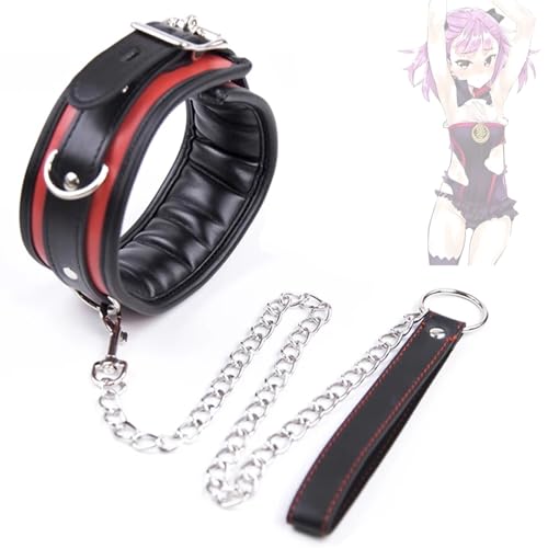Robe de soirée pour Filles, Collier en Cuir Ras du Cou, Collier B-D-S-M