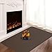 Alfombras ignífugas para chimeneas, 120 x 70 x 0,1 cm, para estufas de leña, interiores y exteriores, tapete para chimenea que protege los suelos de chispas y brasas