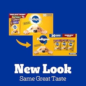 Pedigree Choice Cuts In Gravy Adult Soft Wet Dog Food 30-Count Variety Pack, 3.5 oz. Pouches Pedigree Choice Cuts In Gravy Adult Soft Wet Dog Food 30 Count Variety Pack 35 oz Pouches