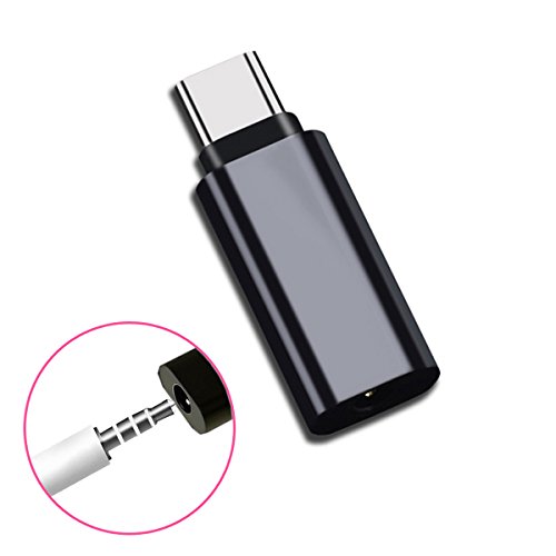 Cablecc Type-C to 3.5mm Earphone Adapter USB-C 3.1 Male to AUX Audio Female for Xiaomi 6 Mi6 Letv 2 Pro 2 Max2 (black) - Image 2