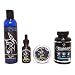 Badass Beard Care Growth Kit for Men Consists of Beard Oil, Balm or Wax, Beard Wash & The Bearded Mans Multivitamin - Natural Ingredients & Keeps Beard Full, Soft and Healthy