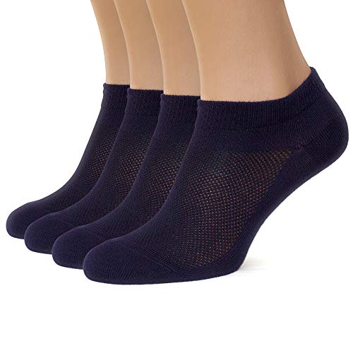 Image of Duna Ankle Socks for Womens - Ultra Thin Breathable Cotton Sport Socks - Athletic, Running, Low Cut, No Show (4 and 6 pairs)