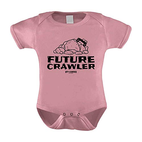 Image of Infant Future Crawler Onesie Offroad 4x4 Outfit 3M Multiple sizes/3colors (3 Month, Baby Pink)