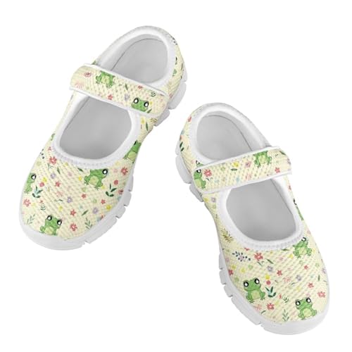 SYtrade Mary Jane Flats Cute Girls Walking Shoes White Sole2