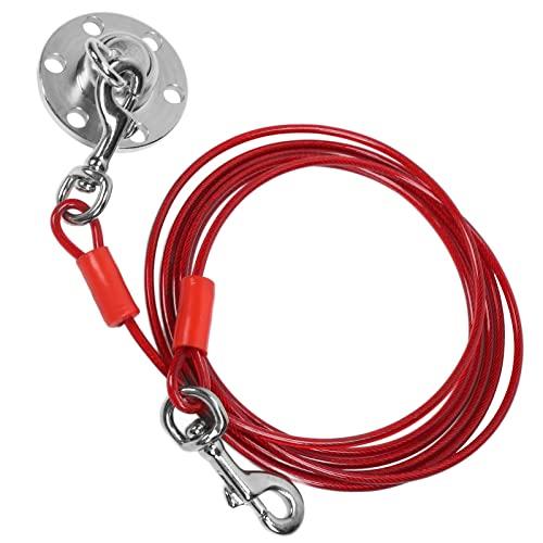 Hunde-Anbindepfahl, einfach zu installierende Hundeanker-Sicherheit für Camping 5 Meter Cover