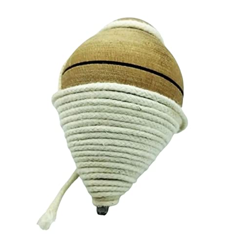 Pião de Madeira Brinquedo Raiz de Madeira alta qualidade e Segurança Peão Roda Muito