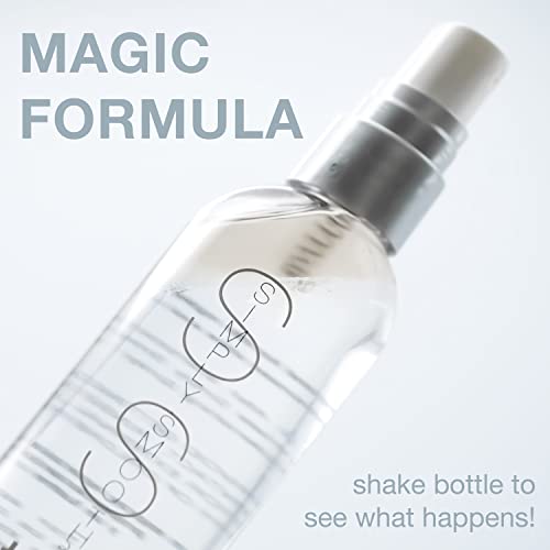 Simply Smooth Spray Shine Weightless Finishing Spray For Brilliant Shine Enhance Color & Highlights Eliminate Frizz, Control Humidity, Provide Heat Protection & Create Soft & Smooth Hair 4 Oz. #TOP4