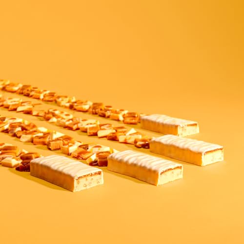 Premier Protein - Protein Bar Deluxe 40% - White Chocolate Vanilla - 12x50g - Low sugar - Low Carb - palmölfrei (Packung mit 2) – Ansicht 6
