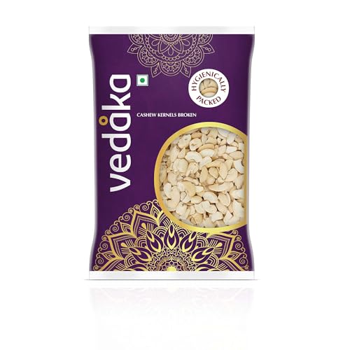 Image of Amazon Brand - Vedaka Broken Cashews | 1 Kg | Kaju Nuts | Gluten-Free & Plant Based Protein | Hygienically packed