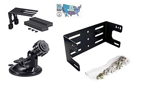 Icom IC-7100 Mobile Transceiver Accessory Bundle - 4 Items - Includes Main Body Mounting Bracket, Control Head Mounting Base, Display Panel Mounting Bracket and Ham Guides TM Quick Reference Card