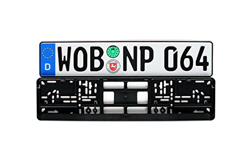 Wolfsburg European License Plate Package (Plate Frame & Screw Kit)