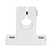 Shaft Bracket Fixing Bracket, Rail Accessory 4PCs Fixing Bracket Fastener Light Weight Aluminum Alloy Hardware Tools SK12 Industrial Parts for Rail Shaft