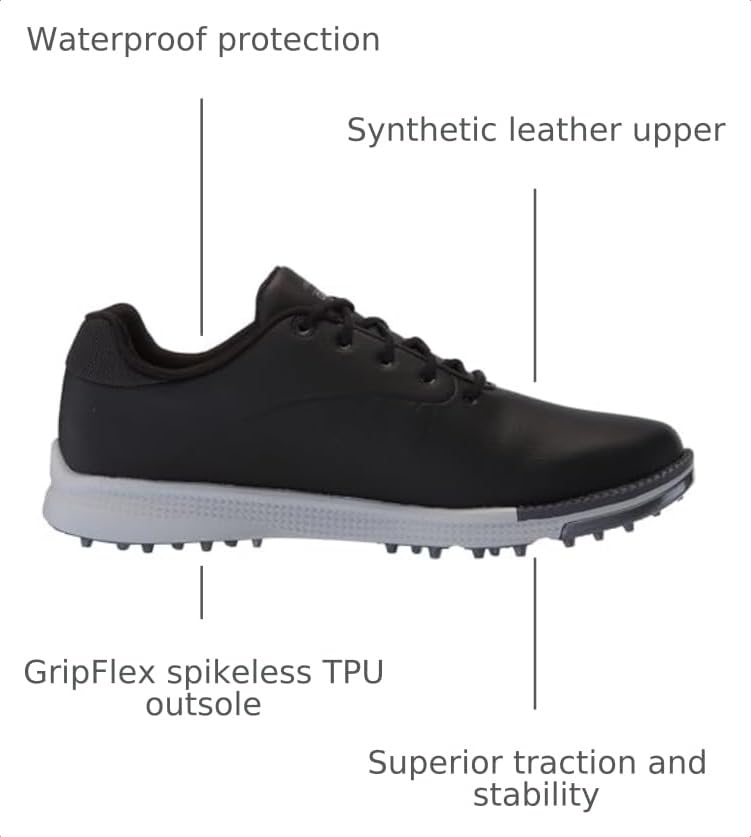 Image of Skechers Men's Tempo Waterproof Golf Shoes
