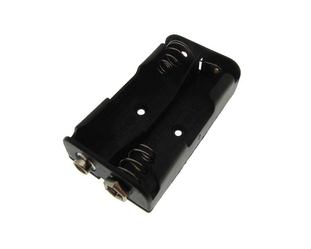 2AA Non-Rechargeable/Rechargeable Battery Holder 9V Battery Connector