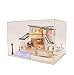 Flever Dollhouse Miniature DIY House Kit Creative Room with Furniture for Romantic Artwork Gift-Mermaid Tribe
