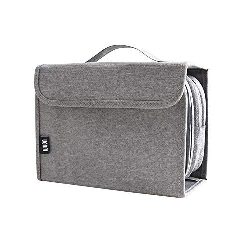 Preisvergleich Produktbild Kulturbeutel Frauen Kulturtasche Damen Zum Aufhängen Waschtasche Toilettentasche Kosmetiktasche Tasche Mit Haken / Handgriffe Wasserdicht Für Pflegeprodukte (Color : Gray, Size : 22.5×10x17cm)