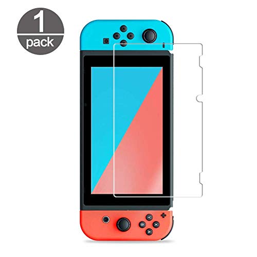 InnoTechs - Protection écran pour Nintendo Switch en Verre Trempé - Premium Ultra Résistant en Verre Trempé - Oléophobe 100% Transparent