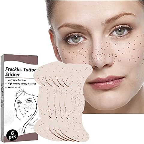 6/12 Pcs Freckle Temporary Tattoo Cover