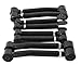 Adjustable Control Arm Set (8 Pieces) - Black Replacement for Cherokee 1993-1998 & Wrangler TJ 1997-2006