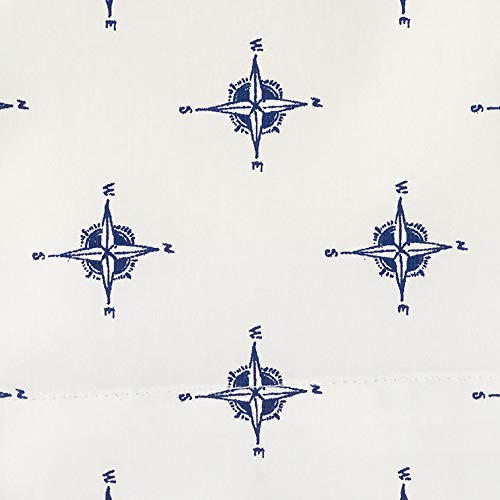 Image of Poppy & Fritz - Full Sheets, Cotton Percale Bedding Set, Crisp & Cool, Lightweight Home Decor (Compass, Full) (Pack of 2)
